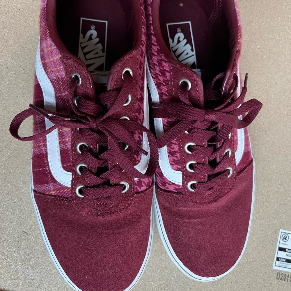 Platform Maroon Vans
